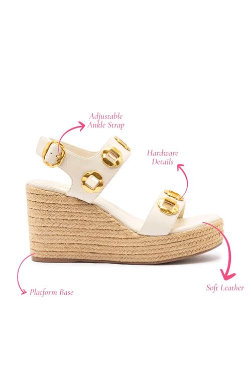 Larroude Milan Espadrilles Ivory In Ivory