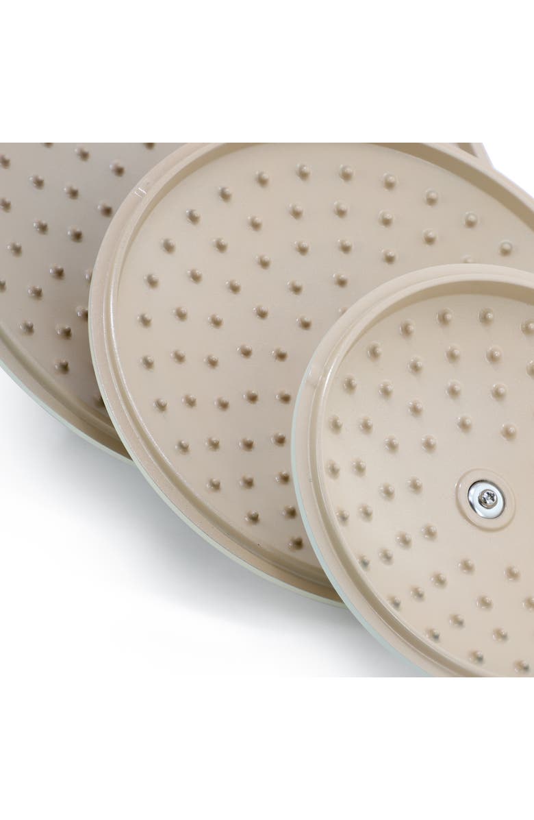 Gibson Elite Folkstone 13 Piece Ceramic Nonstick Cast Aluminum Cookware Set, Alternate, color, White