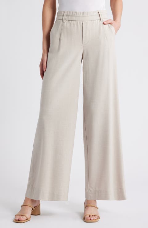 Women's Beige Straight-Leg Pants | Nordstrom