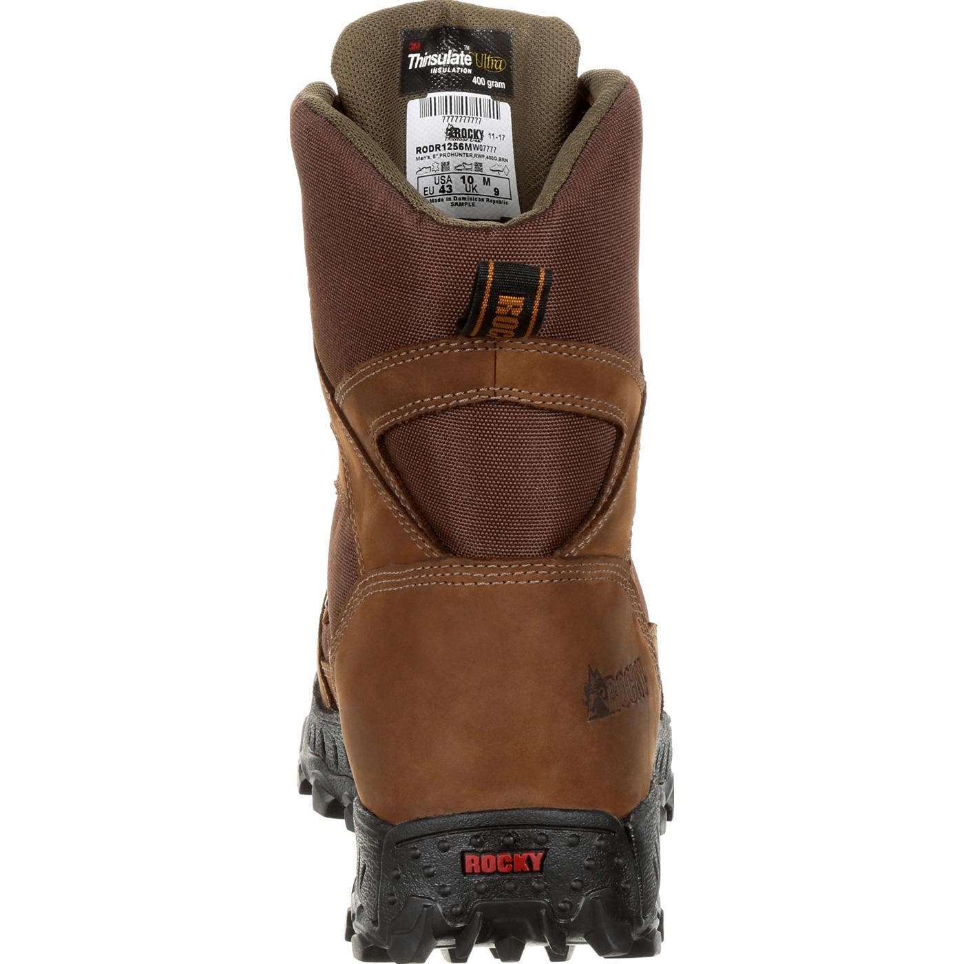 Rocky Waterproof 600G Outdoor Boot, Alternate, color, Brown