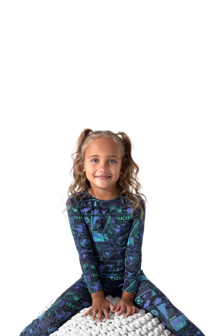 Kids' Jurassic Park Tracker Set of 2 Piece Pajamas, Alternate, color, Jurassic Park: Tracker