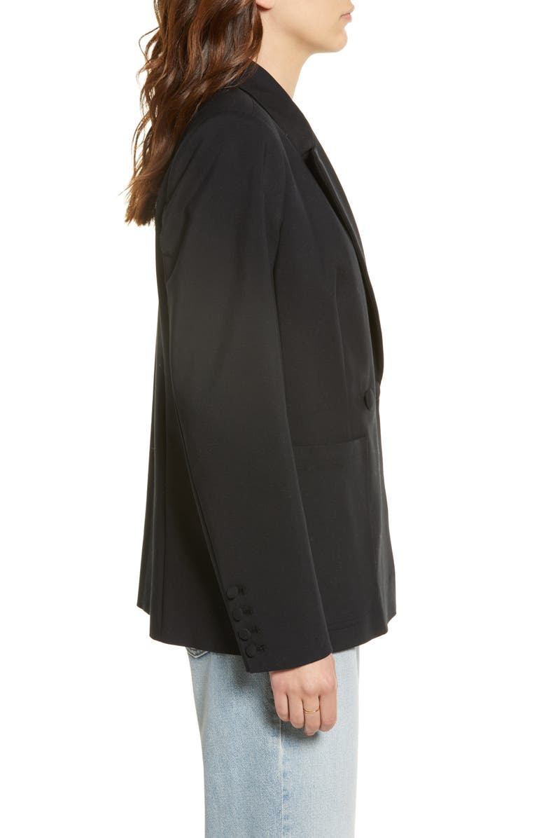 Good American Unisex Blazer, Alternate, color,