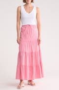 Abound Tiered Cotton Maxi Skirt