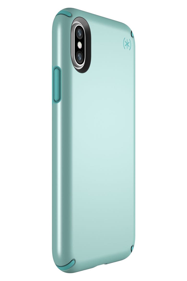 iPhone X & Xs Case, Alternate, color, PEPPERMINT GREEN / TEAL