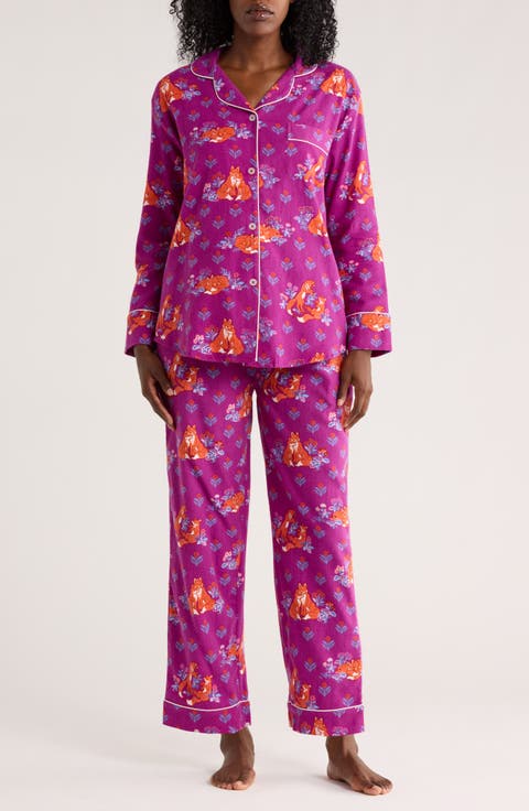 Organic Cotton Flannel Long Pajamas