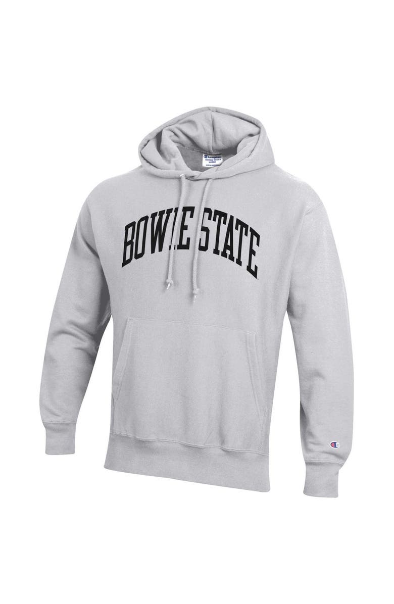 Champion Men's Champion Gray Bowie State Bulldogs Tall Arch Pullover Hoodie, Alternate, color, Gray