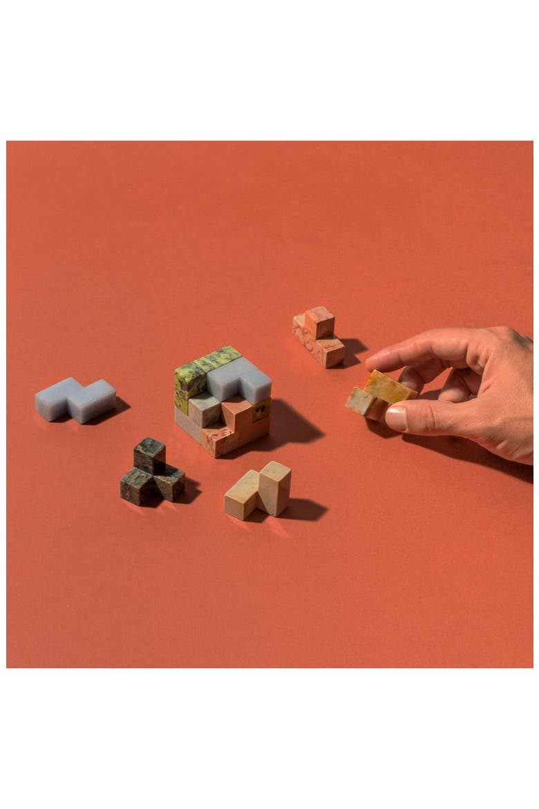 Cube Stone Puzzle, Alternate, color, MULTI