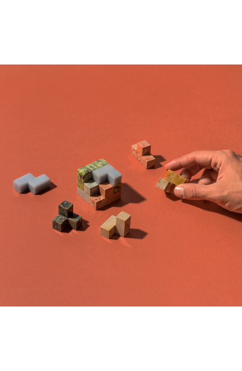 KUX BY DAR PROYECTOS Cube Stone Puzzle, Alternate, color, 