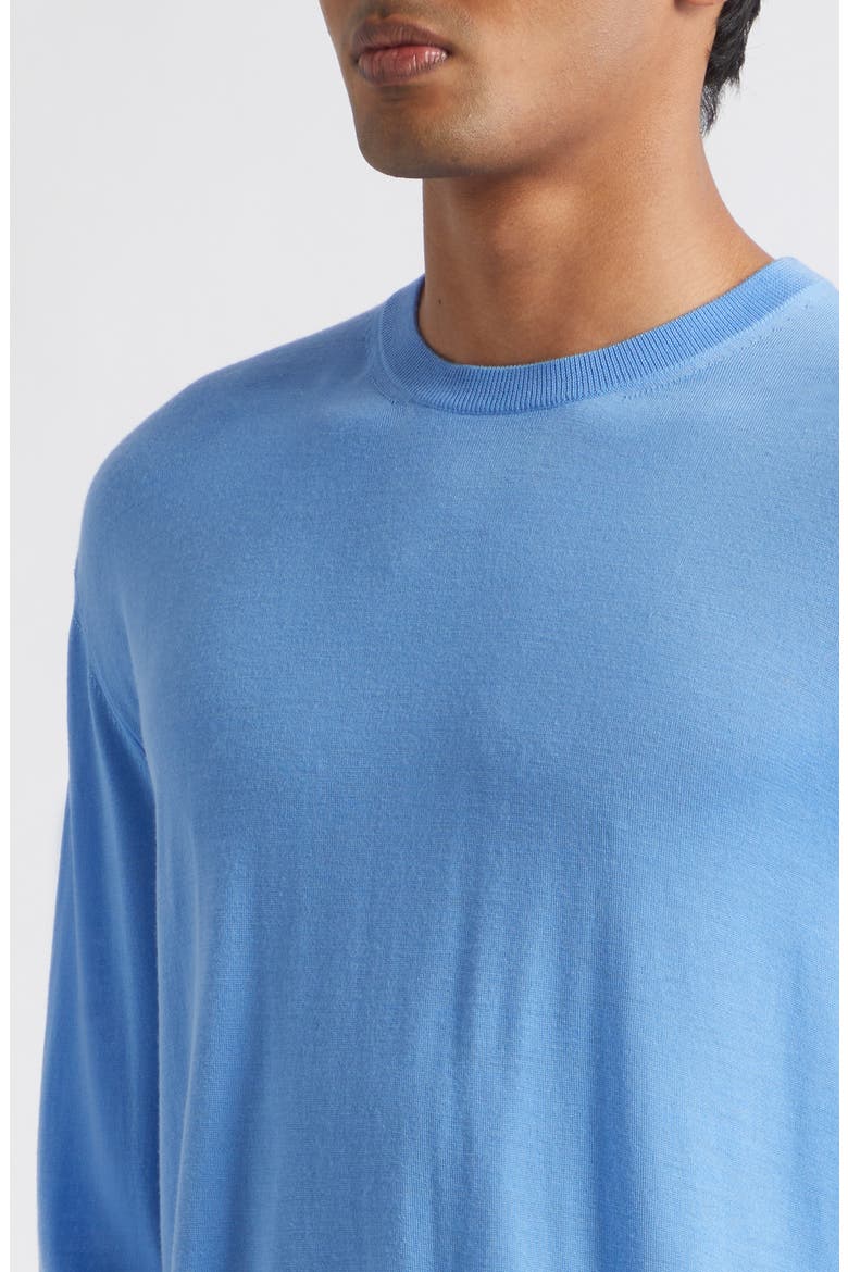 Ultrafine Merino Wool Sweater, Alternate, color, UDH AZURE BLUE