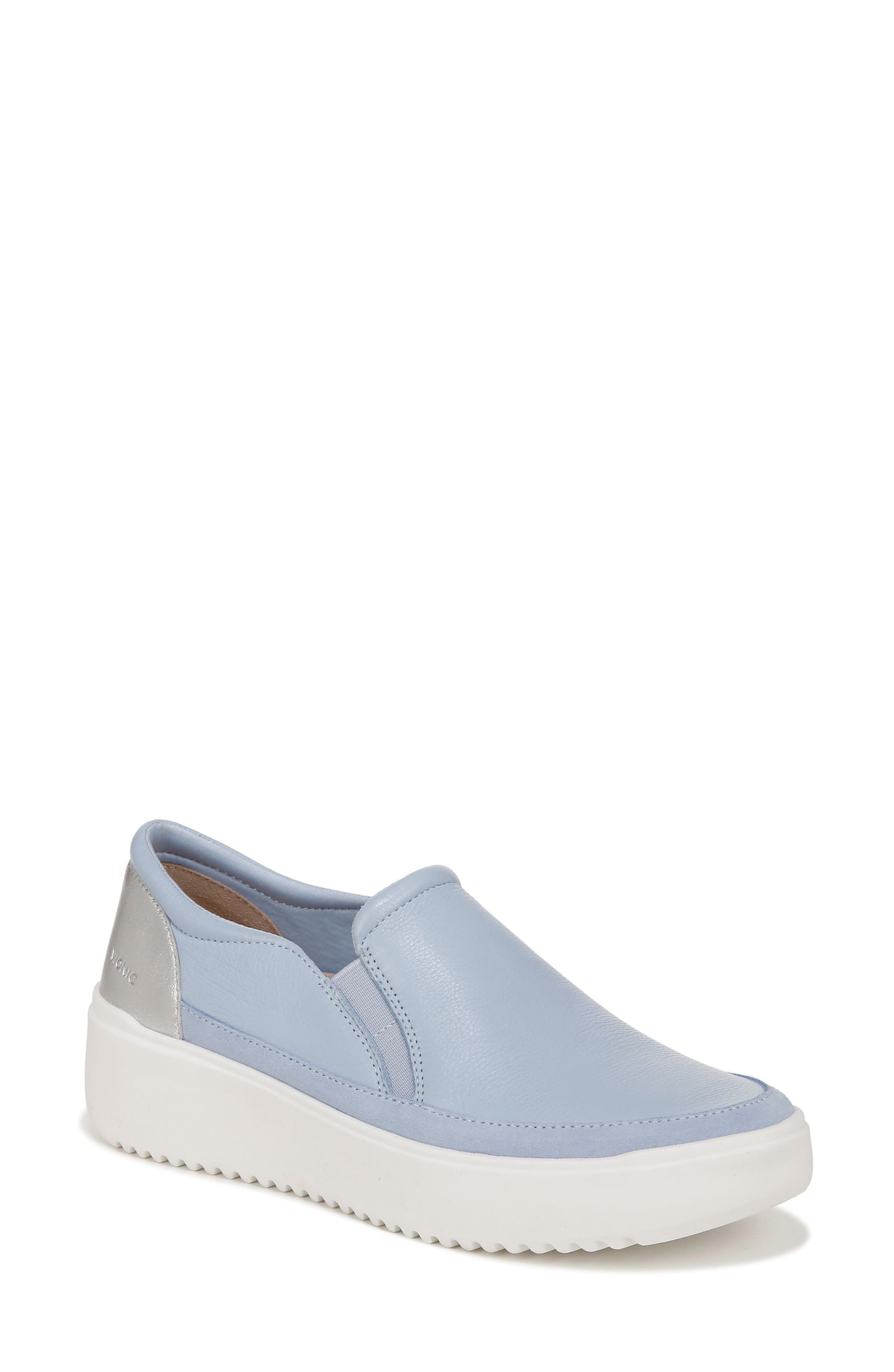 Kearny Platform Slip-On Sneaker, Main, color, SKYWAY BLUE
