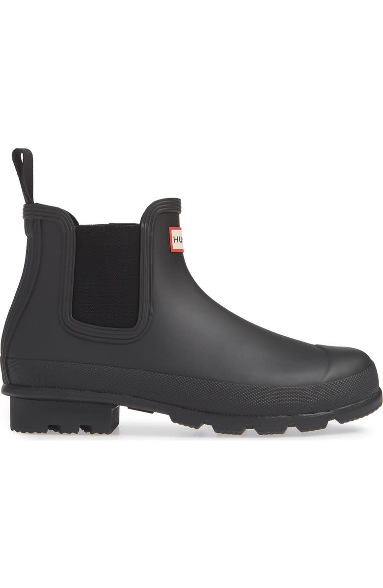 Hunter 'Original' Waterproof Chelsea Rain Boot, Alternate, color,