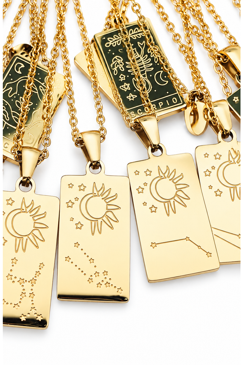 Zodiac Constellation Pendant Necklace, Alternate, color, Aries