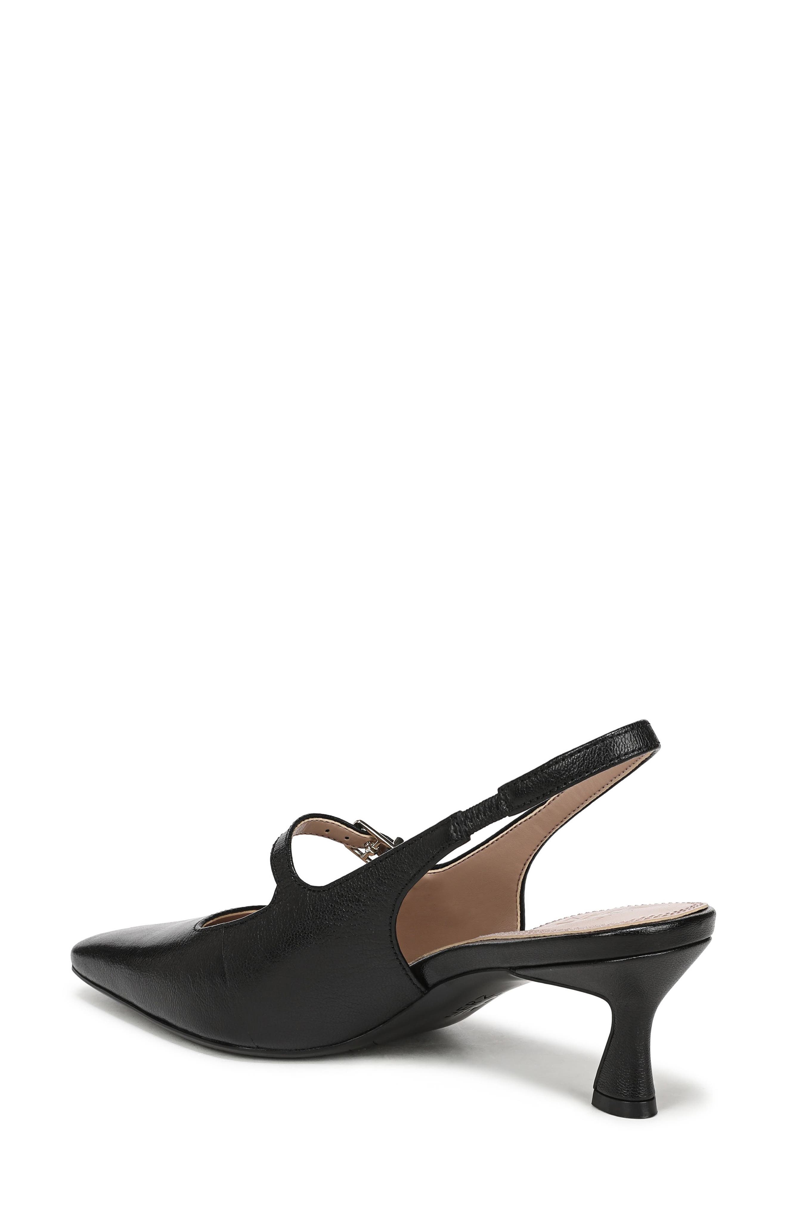 Naturalizer Gemini Slingback Mary Jane Kitten Heel Pump, Alternate, color, Black