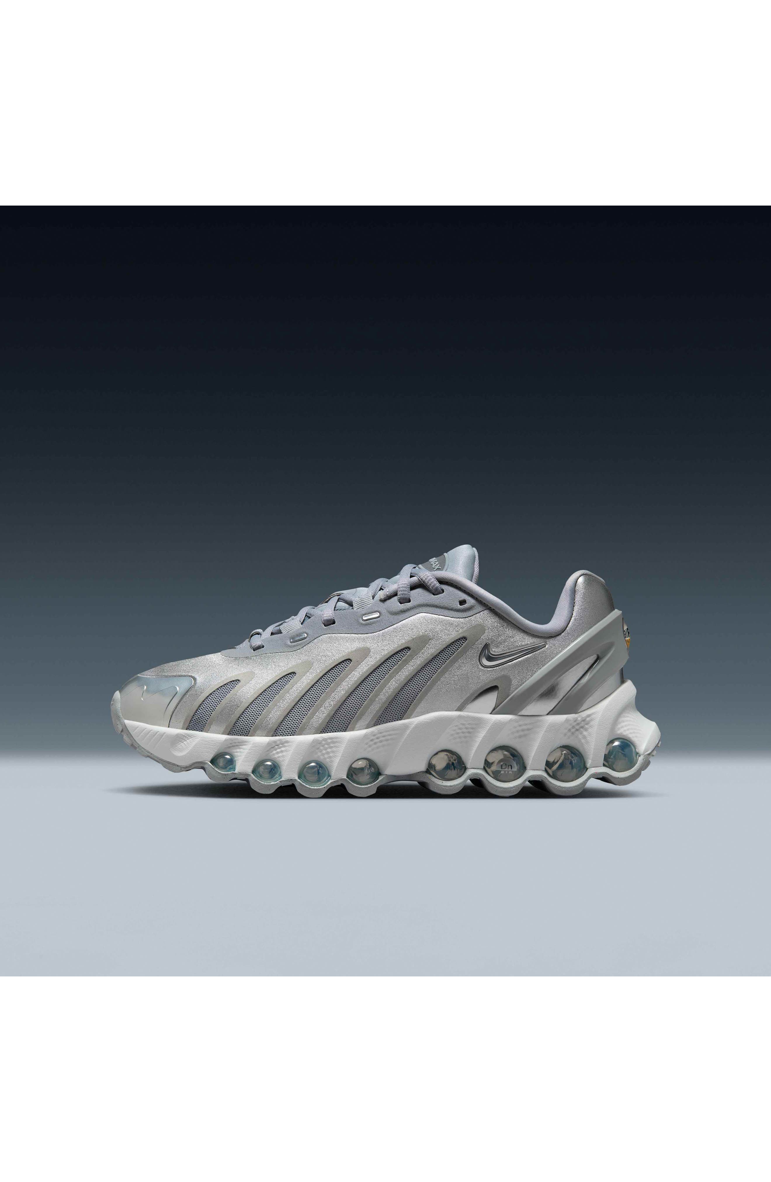 Nike Kids' Air Max DN8 Sneaker, Alternate, color, Pure Platinum/ Metallic Silver