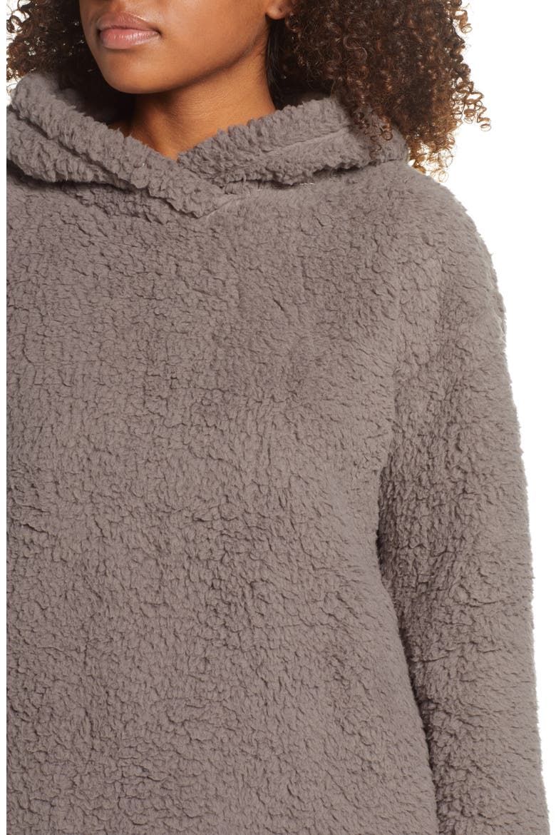 On a Cloud Fleece Hoodie, Alternate, color, GREY KITTEN