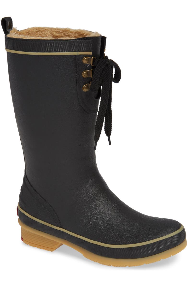 Chooka Whidbey Plush Waterproof Rain Boot, Main, color,