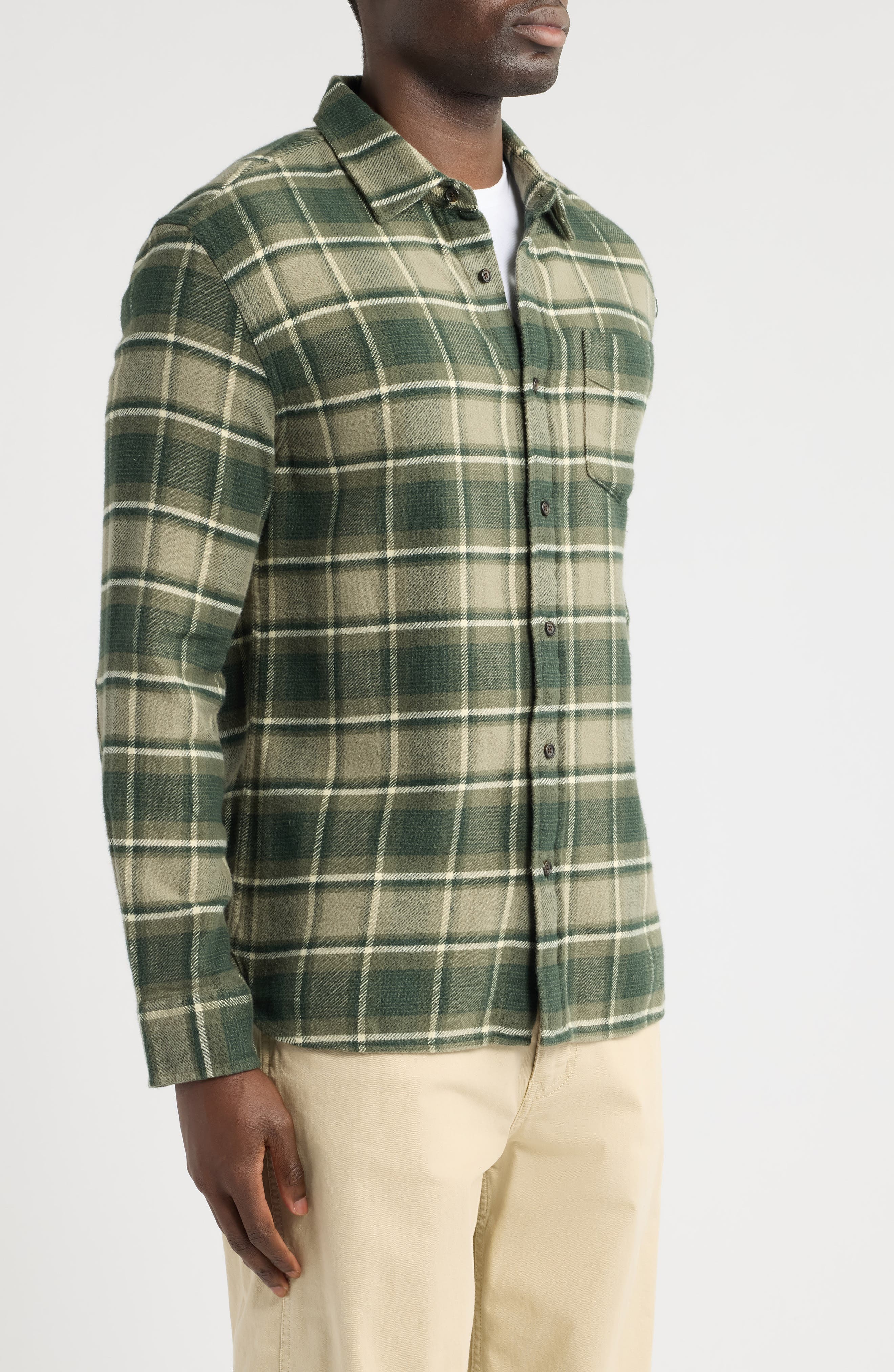 Flint & Tinder by Huckberry Architect Flannel Shirt (Men) | Nordstrom