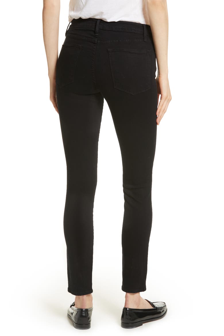 Le High Skinny Jeans, Alternate, color, FILM NOIR