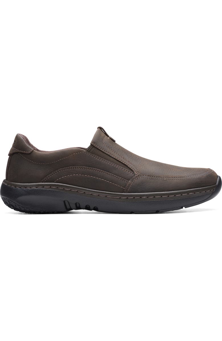 Clarks<sup>®</sup> Pro Step Slip Resistant Loafer, Alternate, color, Dark Brown Tumbled