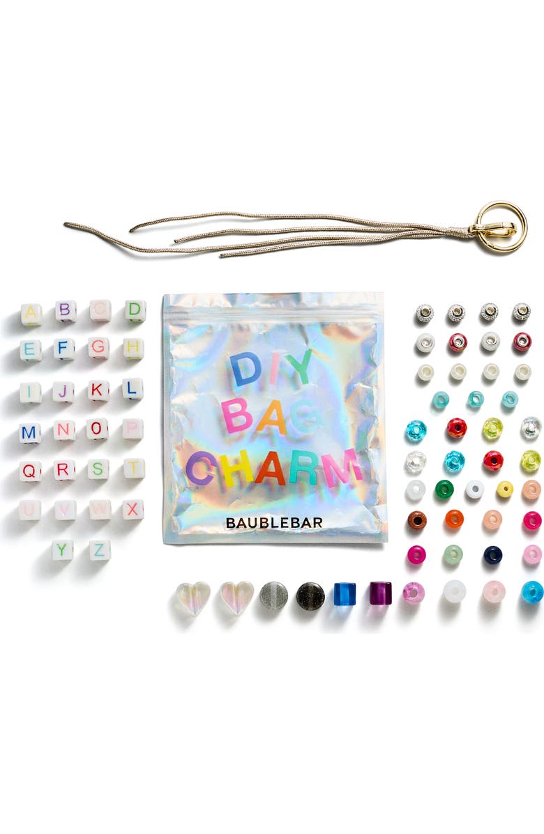 BaubleBar DIY Bag Charm Kit, Main, color, Neutral
