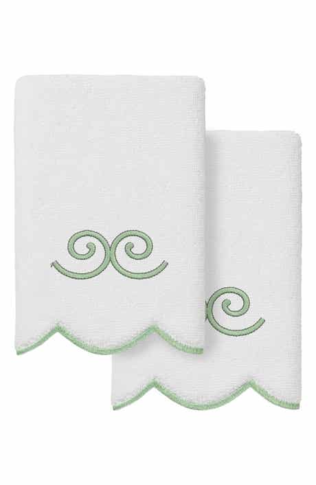 Symmetra Scallop Pack of 2 Fingertip Towels