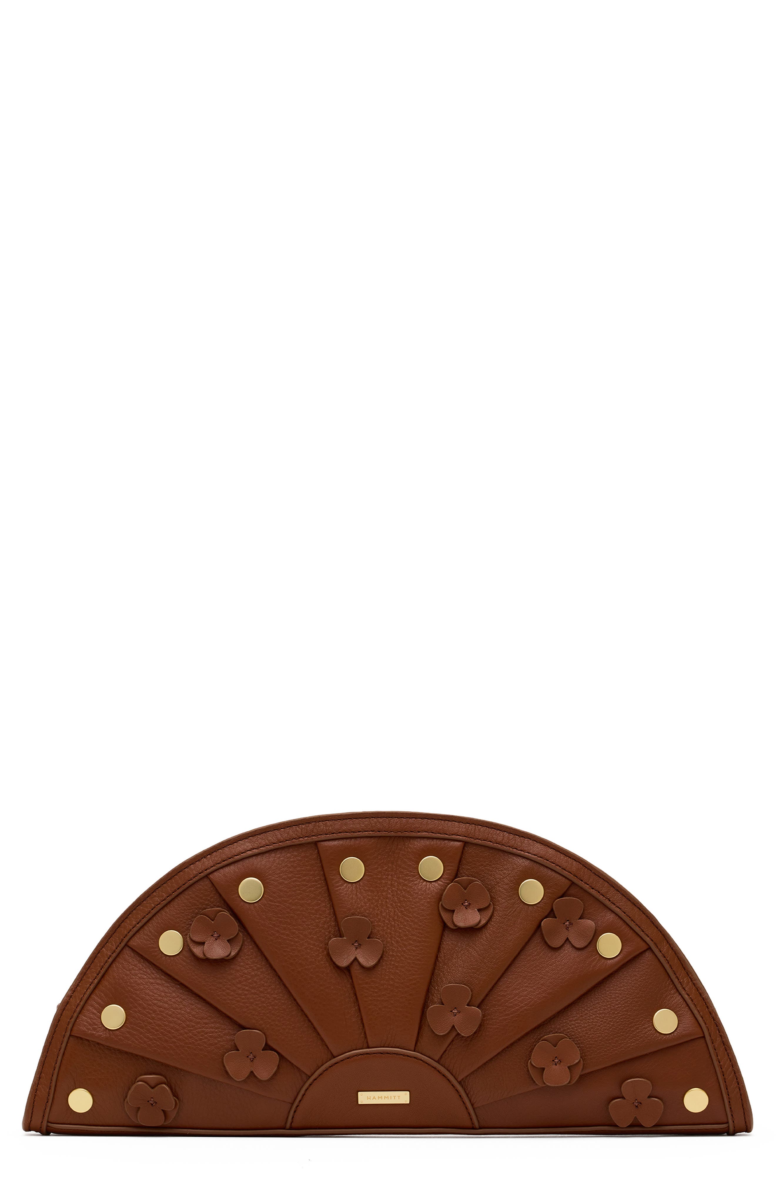 HAMMITT Shelley Leather Clutch, Main, color, 