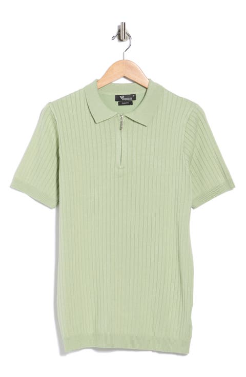 Slim Fit Polo Sweater