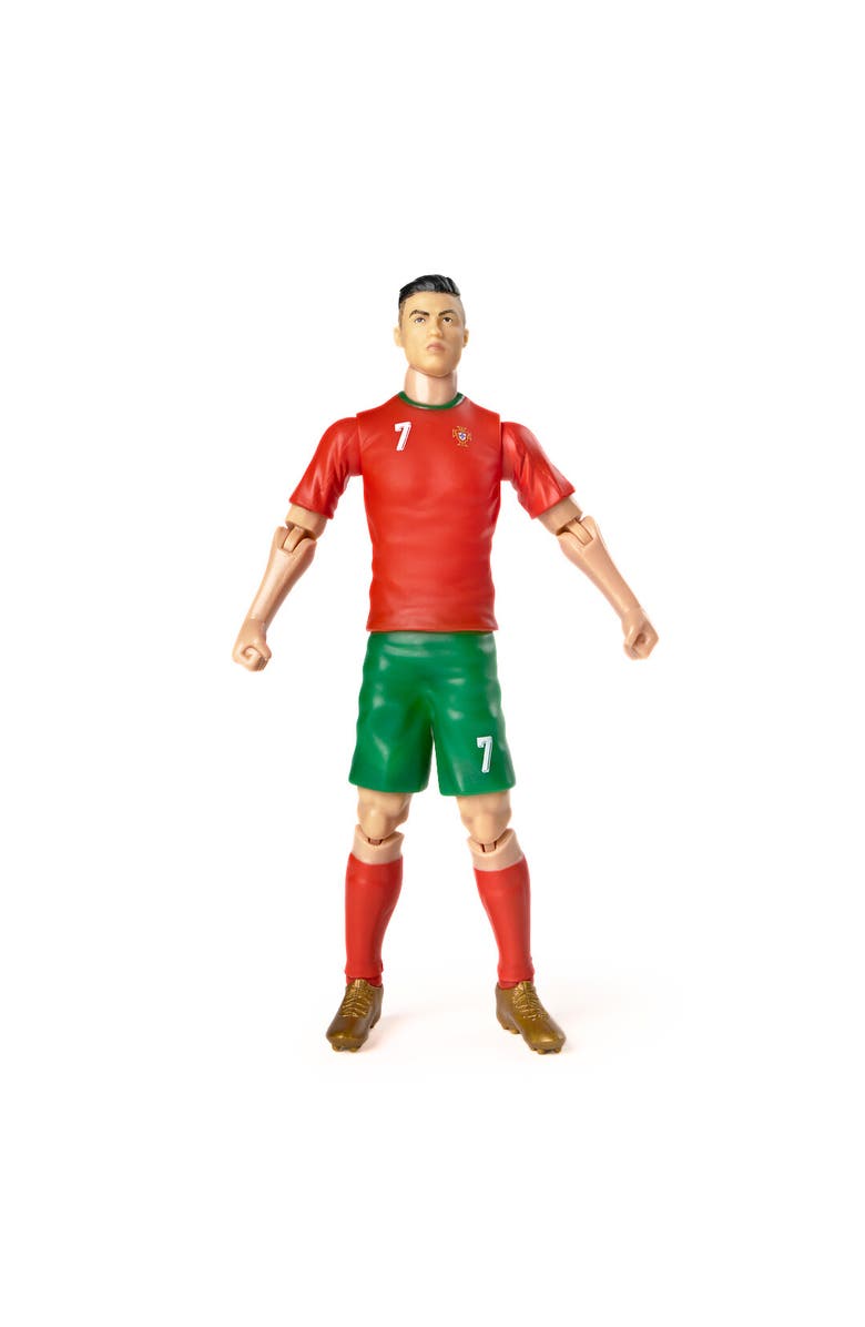 Banbo Toys SOCKERS Portugal Cristiano Ronaldo 8" Collectible Soccer Action Figure, Alternate, color, Red