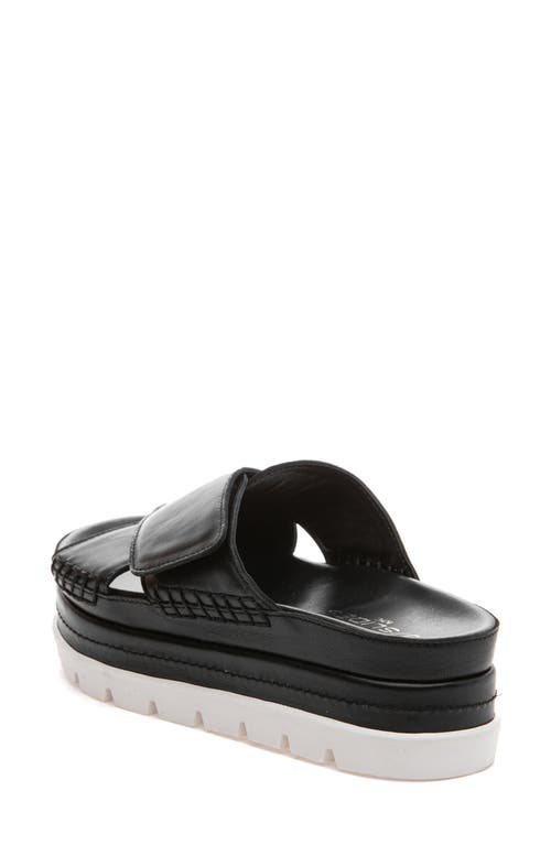 Jslides Briana Platform Sandal In Black