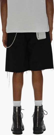 Midnight Relaxed Cutoff Denim Shorts