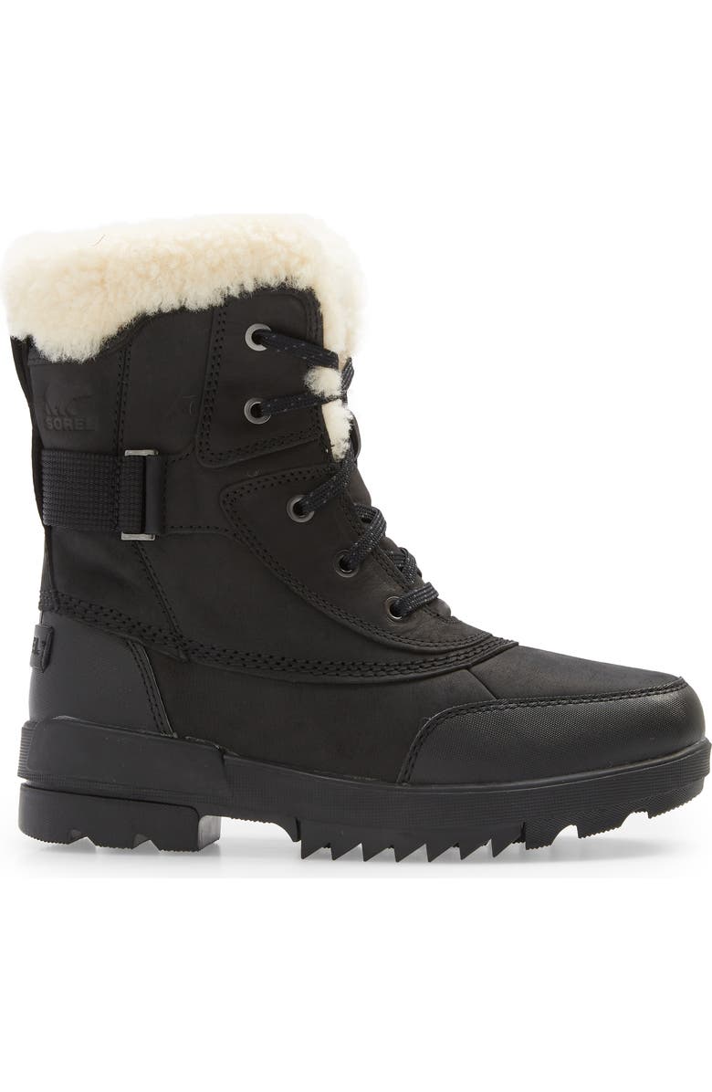 SOREL Tivoli IV Parc Genuine Shearling Trim Waterproof Boot, Alternate, color,