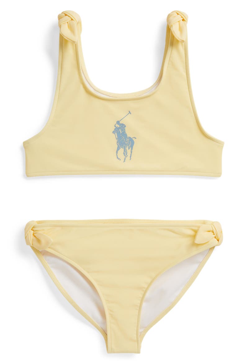 Kids' Two-Piece Swimsuit, Main, color, YELLOW