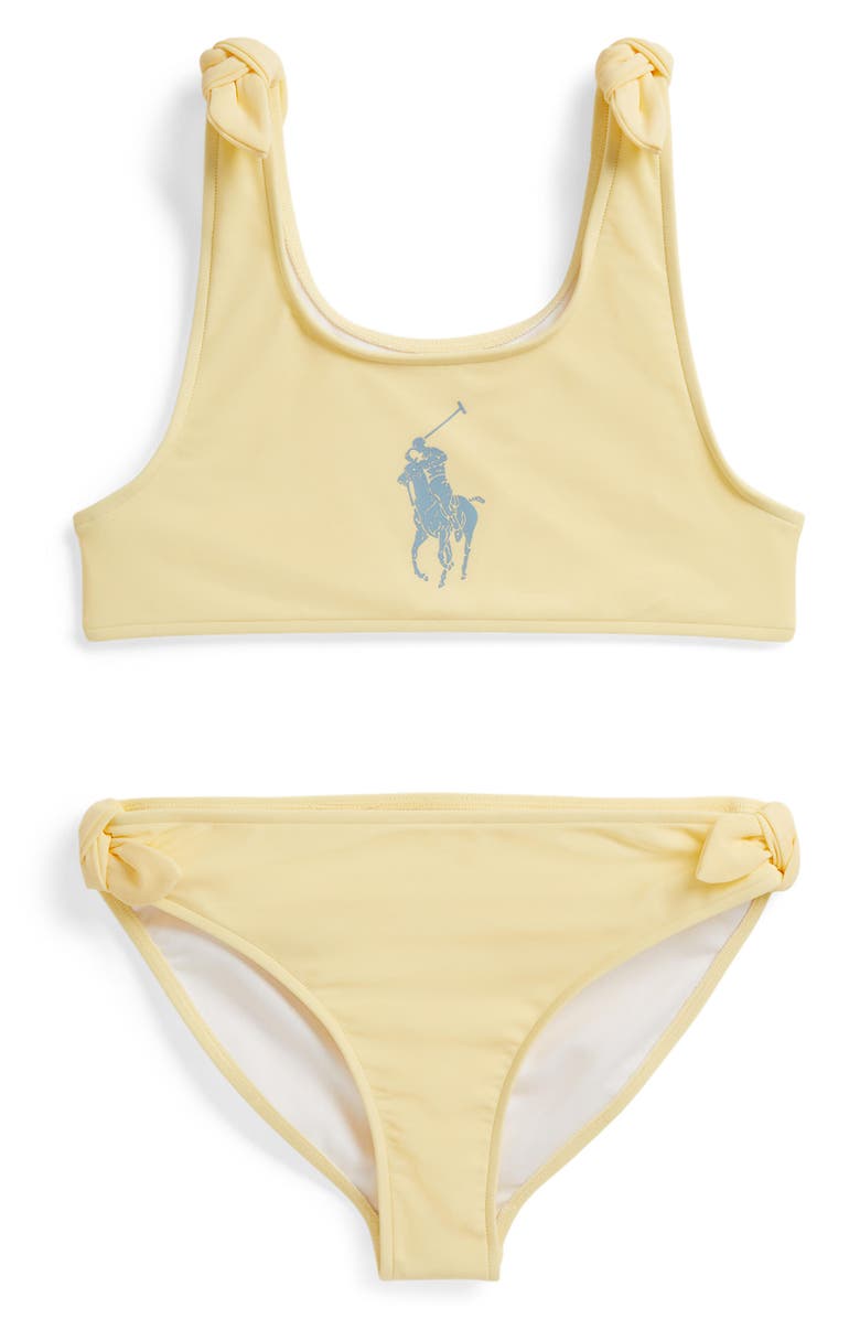 Polo Ralph Lauren Kids' Two-Piece Swimsuit, Main, color, Yellow