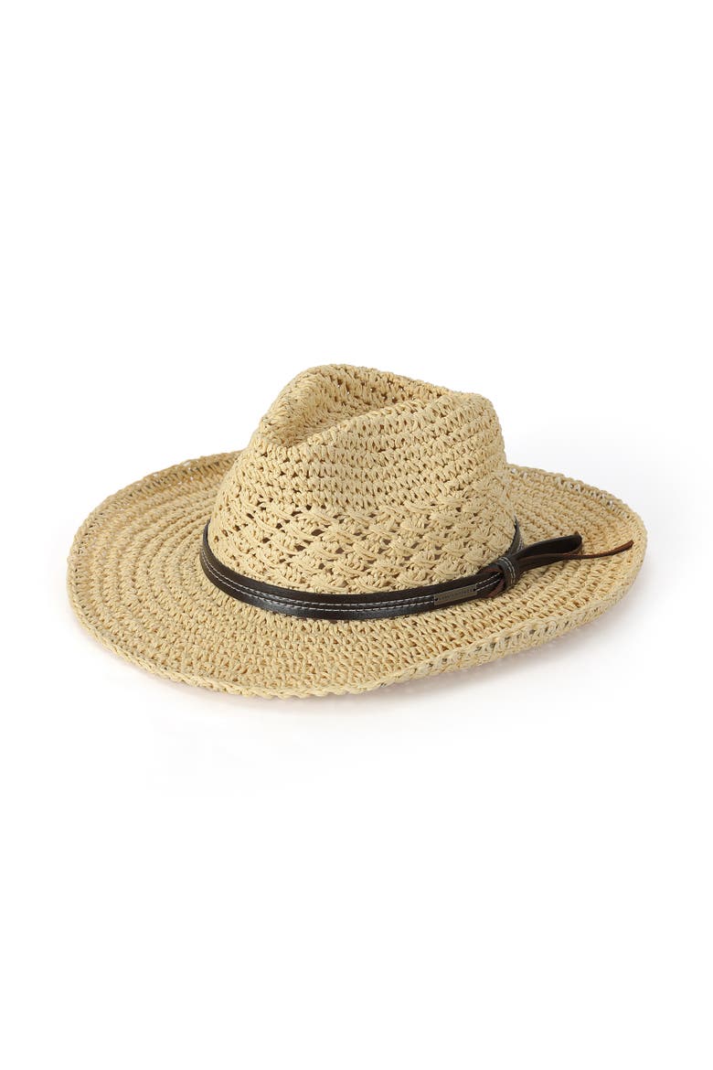 Lakota Women's Western Straw Hat, Main, color, Papyrus