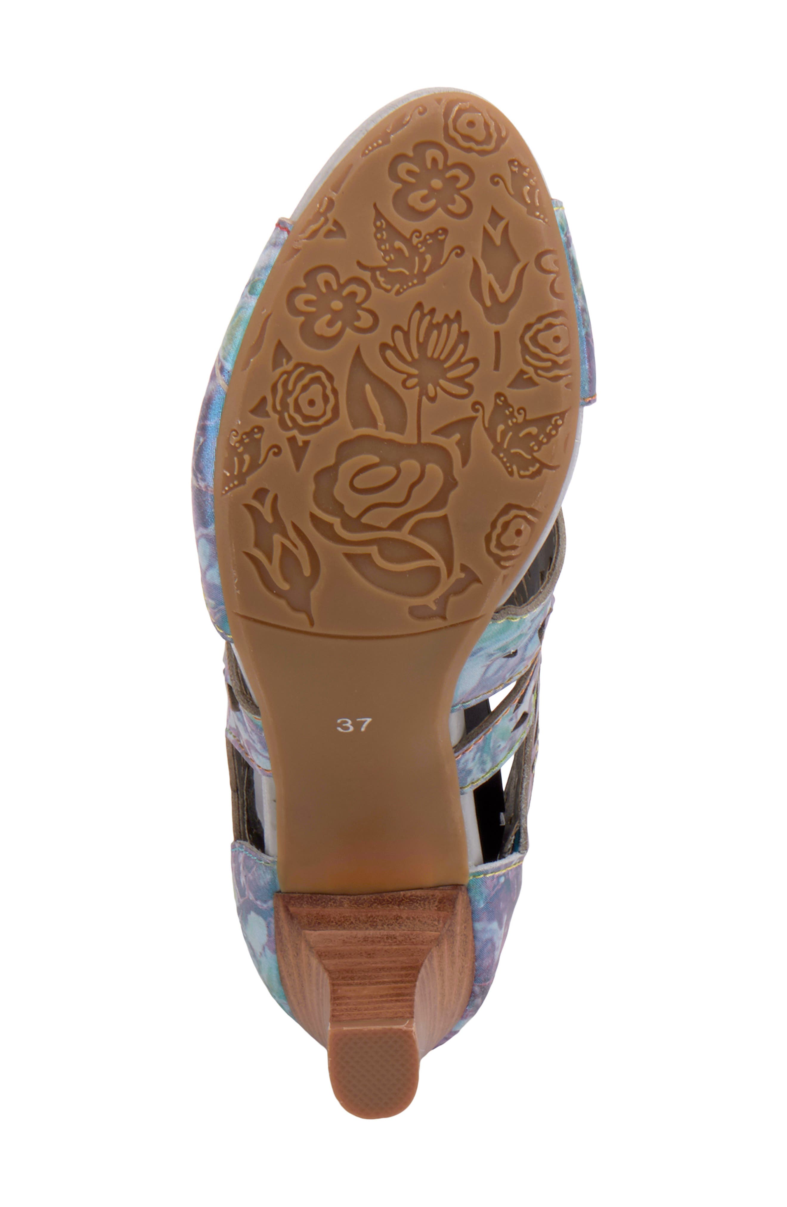 L'Artiste by Spring Step L'Artiste Amora Sandal, Alternate, color, Blue Leather