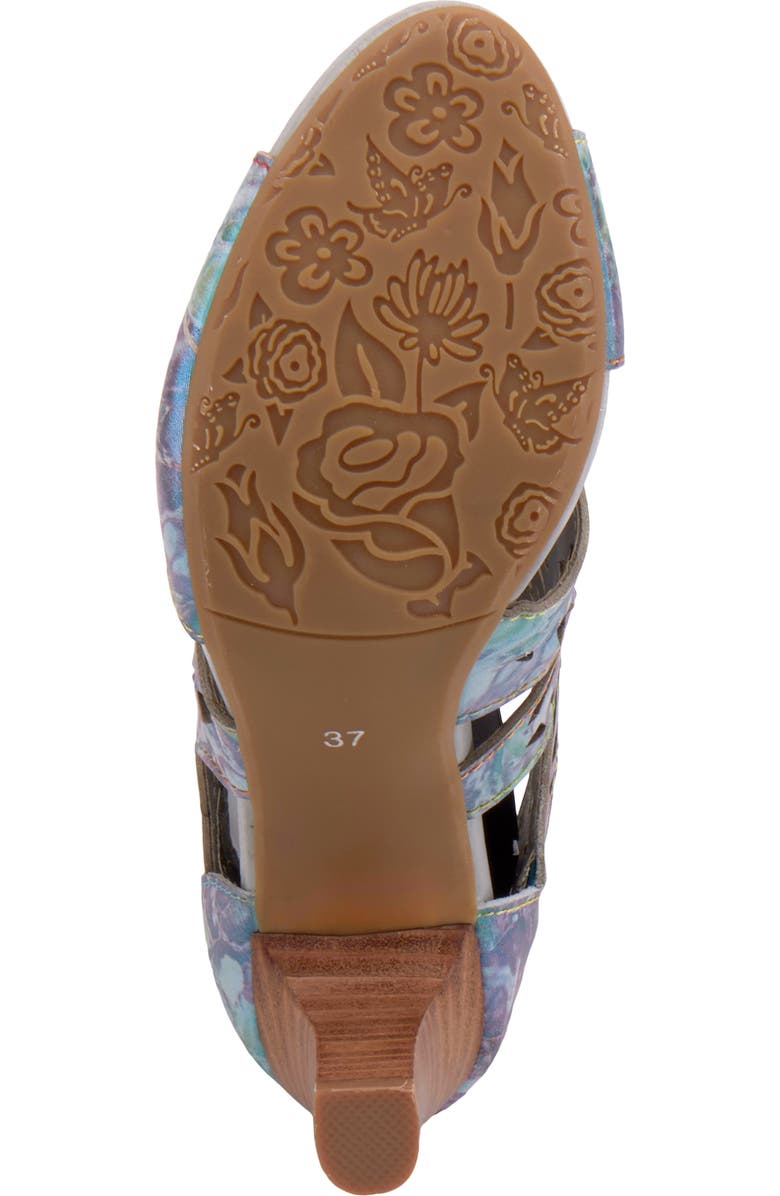 L'Artiste by Spring Step L'Artiste Amora Sandal, Alternate, color, Blue Leather
