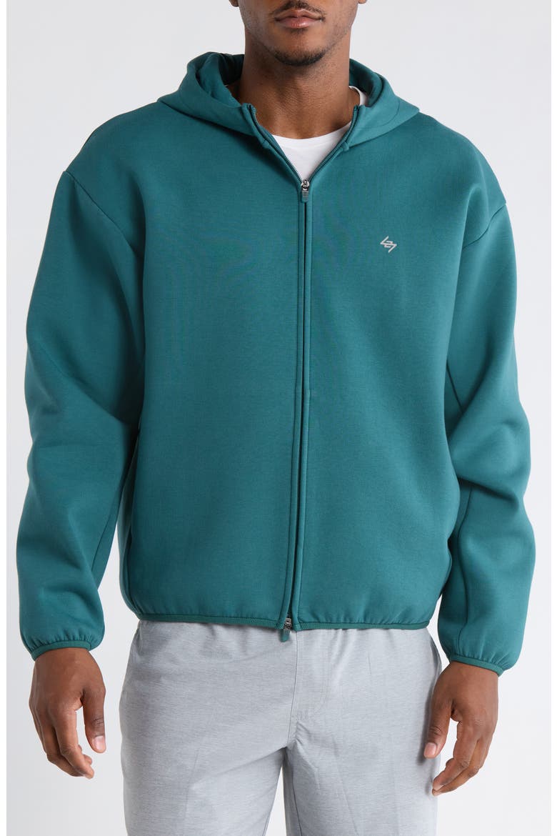 Numbers Zip Hoodie, Alternate, color, TEAL