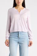 Splendid Erica Crewneck Button Front Cardigan