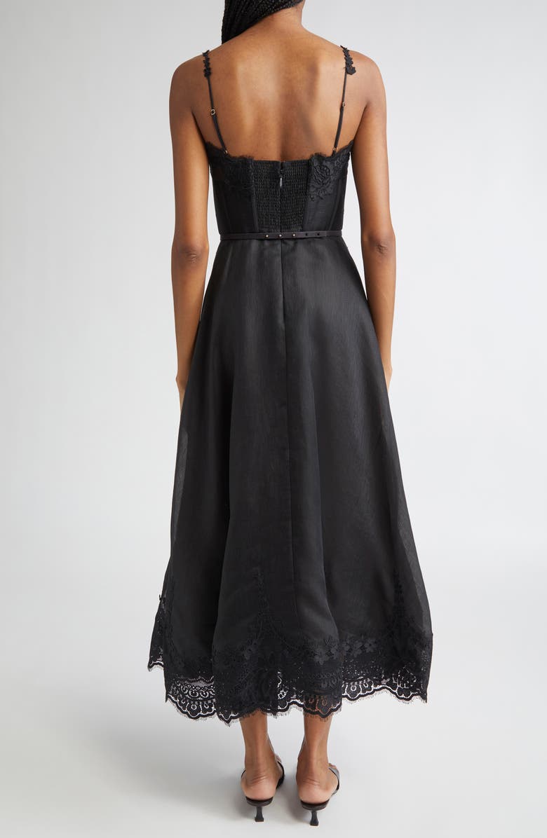 Hypnotic Lace Trim Corset Dress