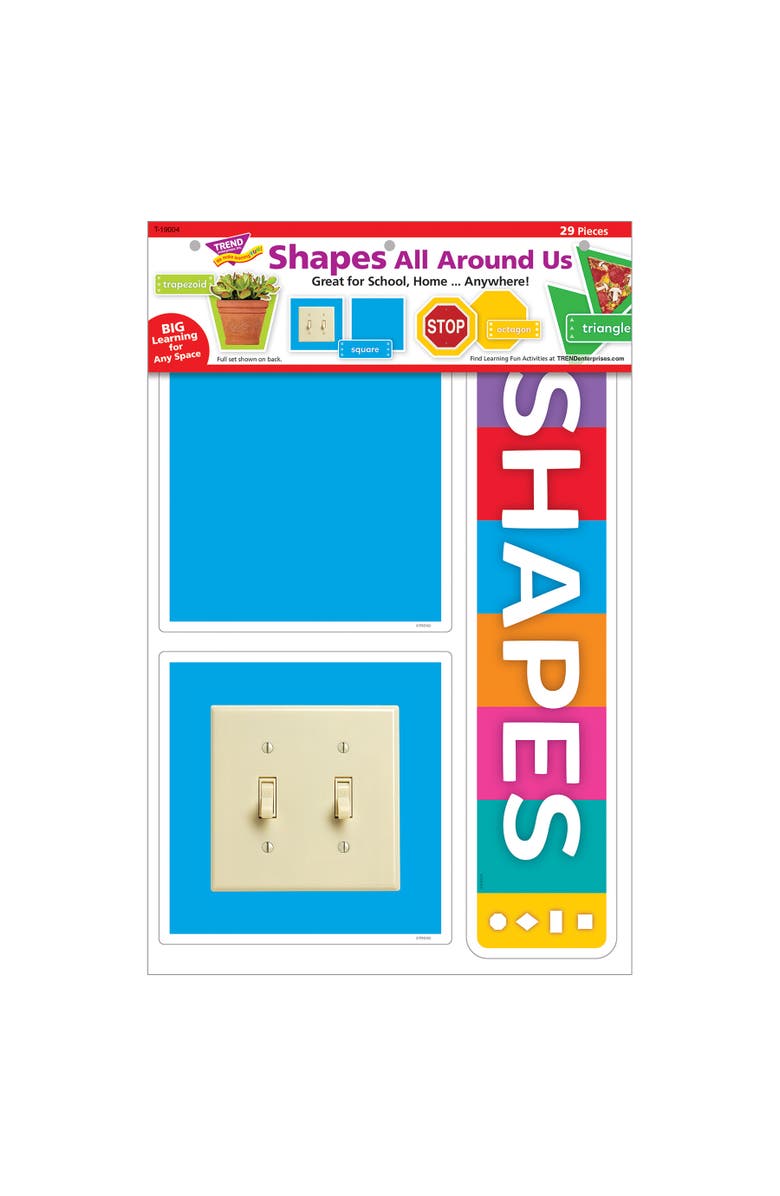 TREND Enterprises Shapes All Around Us Learning Set, Alternate, color, 
