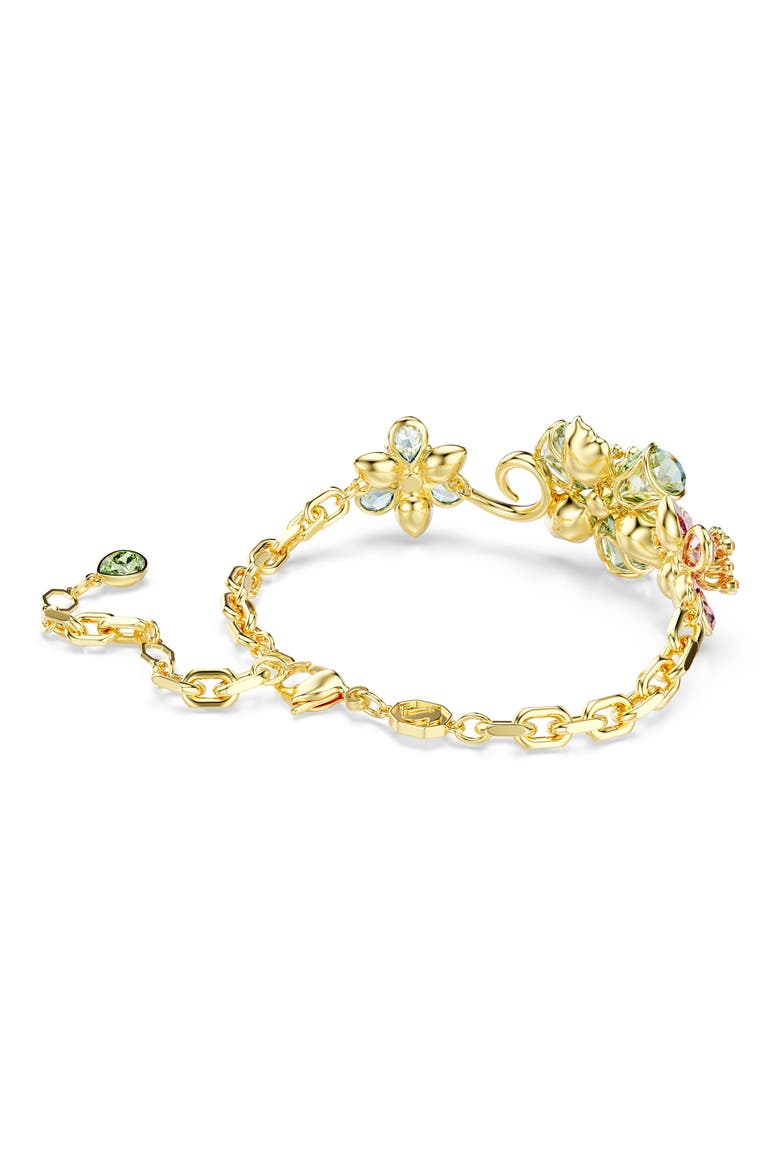Idyllia Crystal Flower Bracelet, Alternate, color, MULTICOLORED