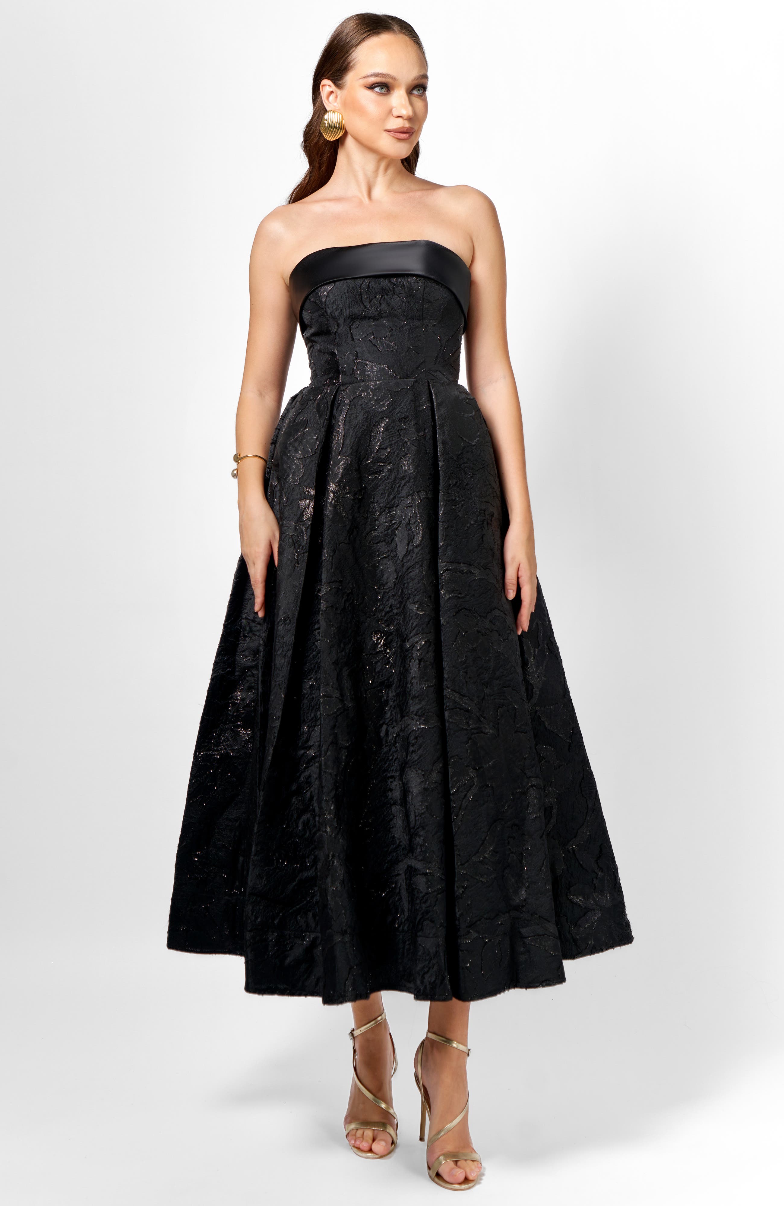 Alanna Jacquard A Line Midi - image 2