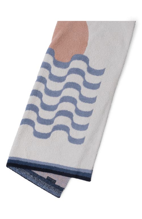 Barefoot Dreams Sun Wave Cozychic® Stroller Blanket In Ocean Air Multi