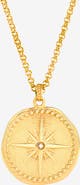 Dower & Hall Men's Diamond True North Talisman Necklace