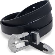mnml Slim Western Leather Belt
