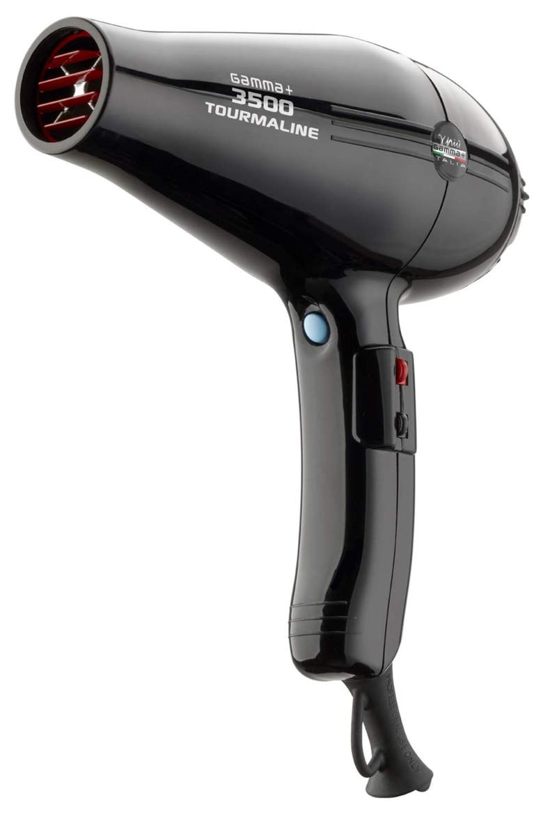 3500 Professional Tourmaline Hair Dryer, Main, color, Black