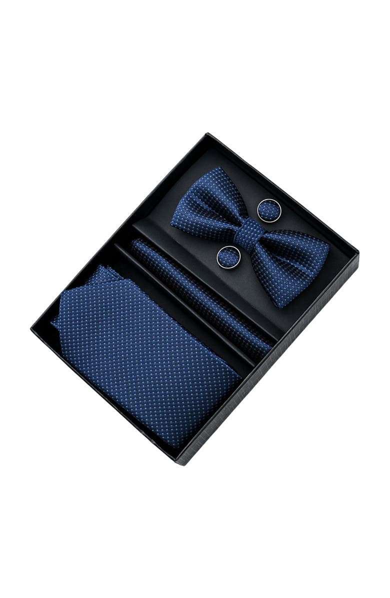 MOUSTACHE Dotted Tie Set, Alternate, color, Blue