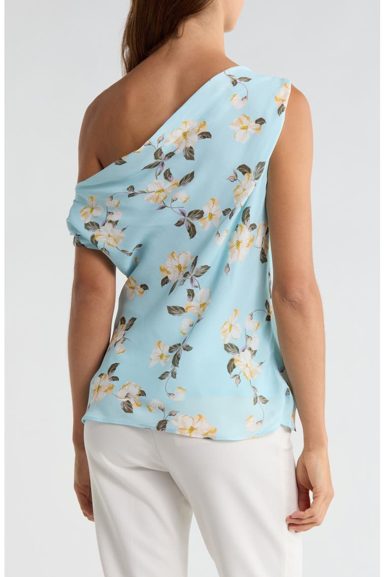 The Side Note One-Shoulder Floral Top, Alternate, color, AQUA FLORAL
