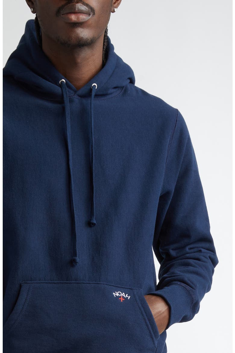 Classic Cotton Hoodie, Alternate, color, NAVY