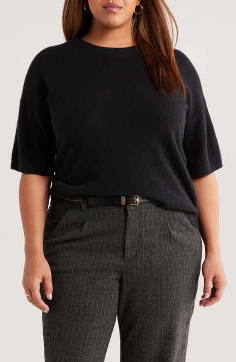 Short Sleeve Cashmere Sweater